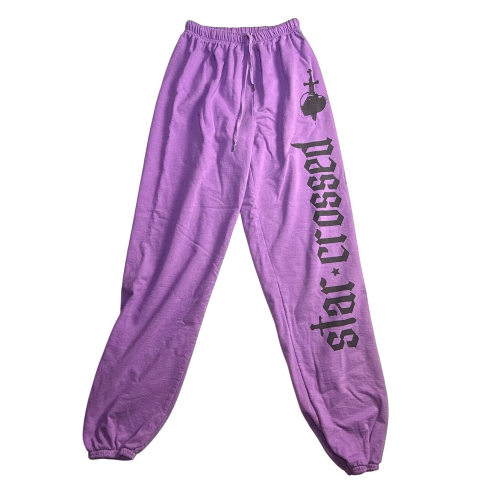 Kacey Musgraves Star-Crossed Purple Sweatpants Joggers Graphic Small-2324